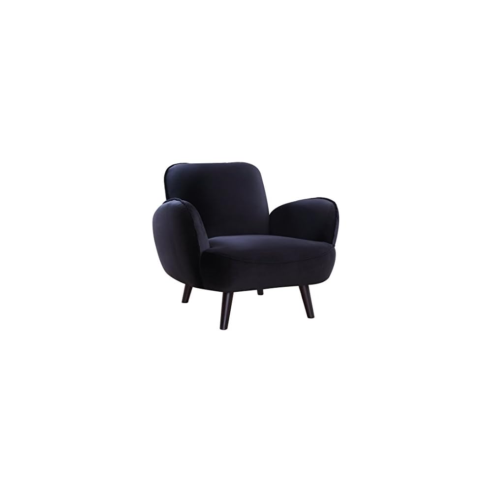 Ben Armchair Velvet Faux Sheep's Wool White