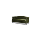 Jennifer Taylor Home Elaine 77" Camel Back Small Space Sofa Olive Green Performance Velvet
