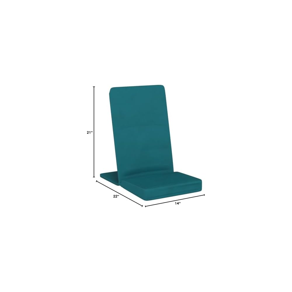 BackJack Portable Floor Chair - Forest Green - 14" wide x 21" tall x 22" deep