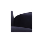 Ben Armchair Velvet Faux Sheep's Wool White