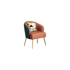 Modern Backrest Chairs Upholstered Guest Chair with Pillows,Mid Century Arm Chair for Living Room Office Hotel Lobby,Single Sofa Chair Side Accent Chair(Light Grey,Black Legs)