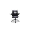 Home Office Chairs Leather offce Chair with Wheels Swivels(C)