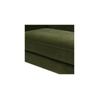 Jennifer Taylor Home Elaine 77" Camel Back Small Space Sofa Olive Green Performance Velvet