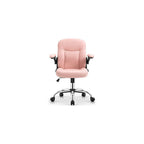 Home Office Chairs Leather offce Chair with Wheels Swivels(C)