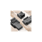 Flamaker Sofa Bed, Sleeper Sofa 3-in-1, Convertible Sleeper Chair