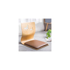 Ergonomic Legless Wooden Floor Chairs with Back Support, Comfortable Cotton Linen Cushions for Optimal Posture, Perfect for Living Room, Yoga, and Meditation