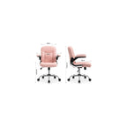 Home Office Chairs Leather offce Chair with Wheels Swivels(C)
