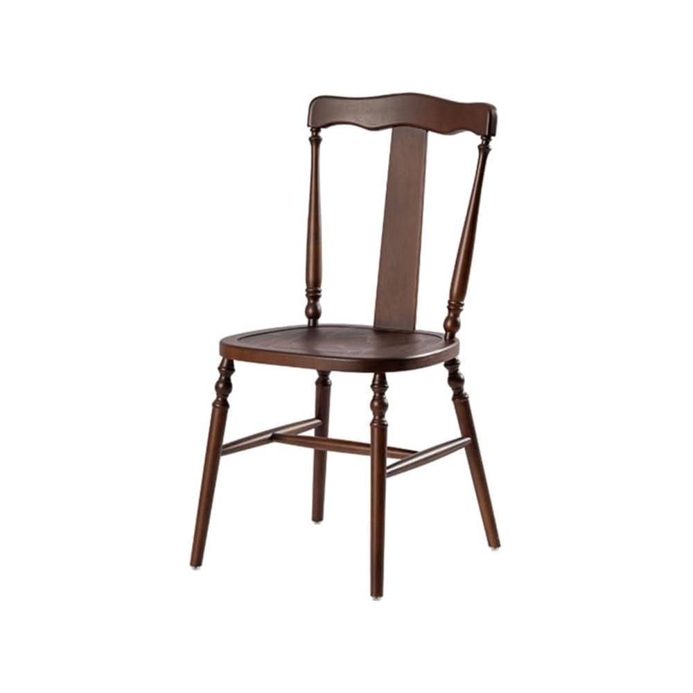 Dining Chair Solid Wood French Dessert Store Retro Backrest Restaurant Table and Chairs Coffee Shop