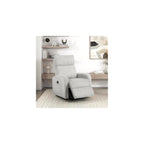 Lexicon Corduroy Pushback Recliner Chair, Yellow