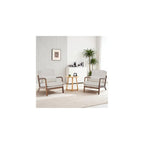 DUMOS Mid Century Accent Chairs Set of 2, 16'' Seat Height Lounge Chair