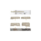 Tmsan 146.5" Oversized U Shaped Sectional Sofa with 2 Ottomans, Modern 6 Seater Cloud Modular Couch for Living Room, Bedroom,Family, Camel Chenille