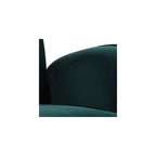 Ben Armchair Velvet Faux Sheep's Wool White