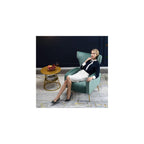 Lounge Chair Modern Nordic Style Tiger Chair Minimalist Single Accent Sofa Chair American Style High Backrest Beanbag Leisure Ergonomic Lazy Leisure Armchair for Living Bedroom Apartment Small Space