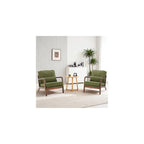 DUMOS Mid Century Accent Chairs Set of 2, 16'' Seat Height Lounge Chair