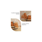 Indoor Rocking Chair Adult Recliner Modern Accent Chair Living Room Chairs Armchair Back Adjustable,Metal Frame Leisure Sofa Rocking Chair(Yellow)