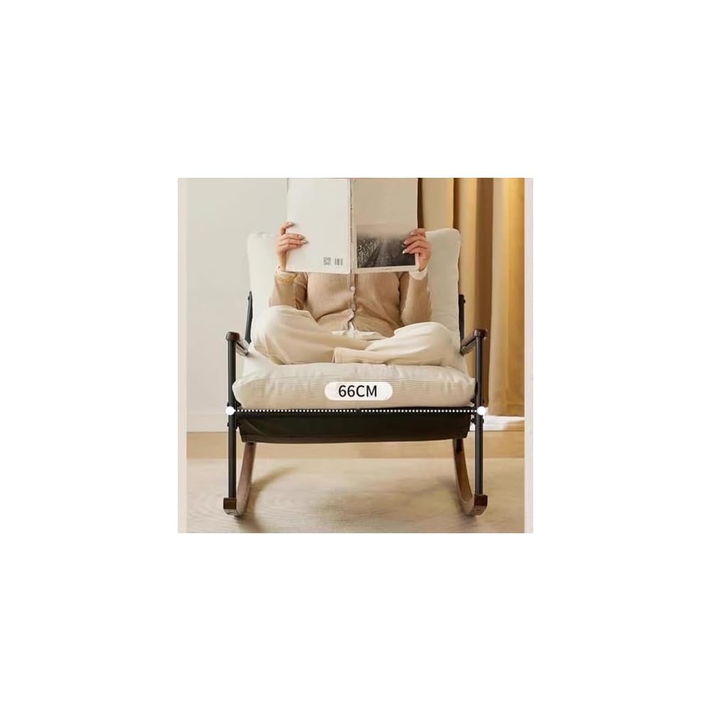 Comfy Lounge Chair for Adults - Stylish Living Room Reading Chair, Perfect for Indoor Use in Bedrooms & Balconies, Ergonomic Design for Ultimate Relaxation.