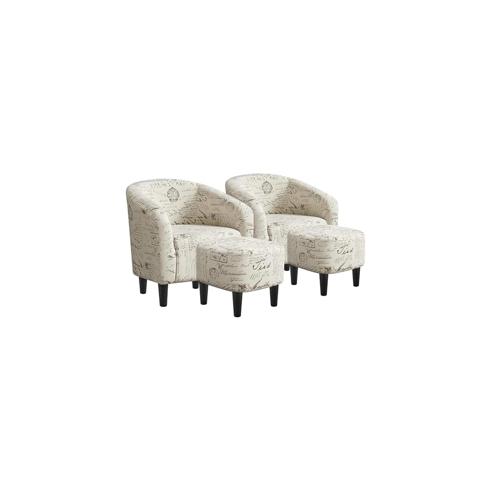 Yaheetech Compact Sherpa Accent Chairs Set of 2 for Small Spaces, Black