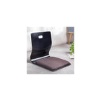 Ergonomic Legless Wooden Floor Chairs with Back Support, Comfortable Cotton Linen Cushions for Optimal Posture, Perfect for Living Room, Yoga, and Meditation