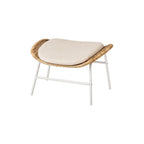ProTuning FRYKSÅS Armchair and footstool, rattan/Risane natural