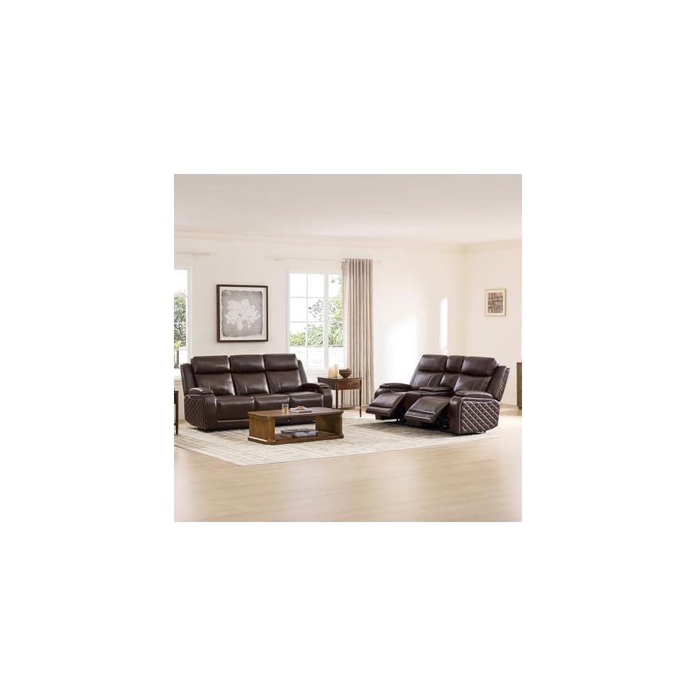 Watson & Whitely Zero Gravity Power Reclining Loveseat, Brown