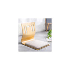 Ergonomic Legless Wooden Floor Chairs with Back Support, Comfortable Cotton Linen Cushions for Optimal Posture, Perfect for Living Room, Yoga, and Meditation