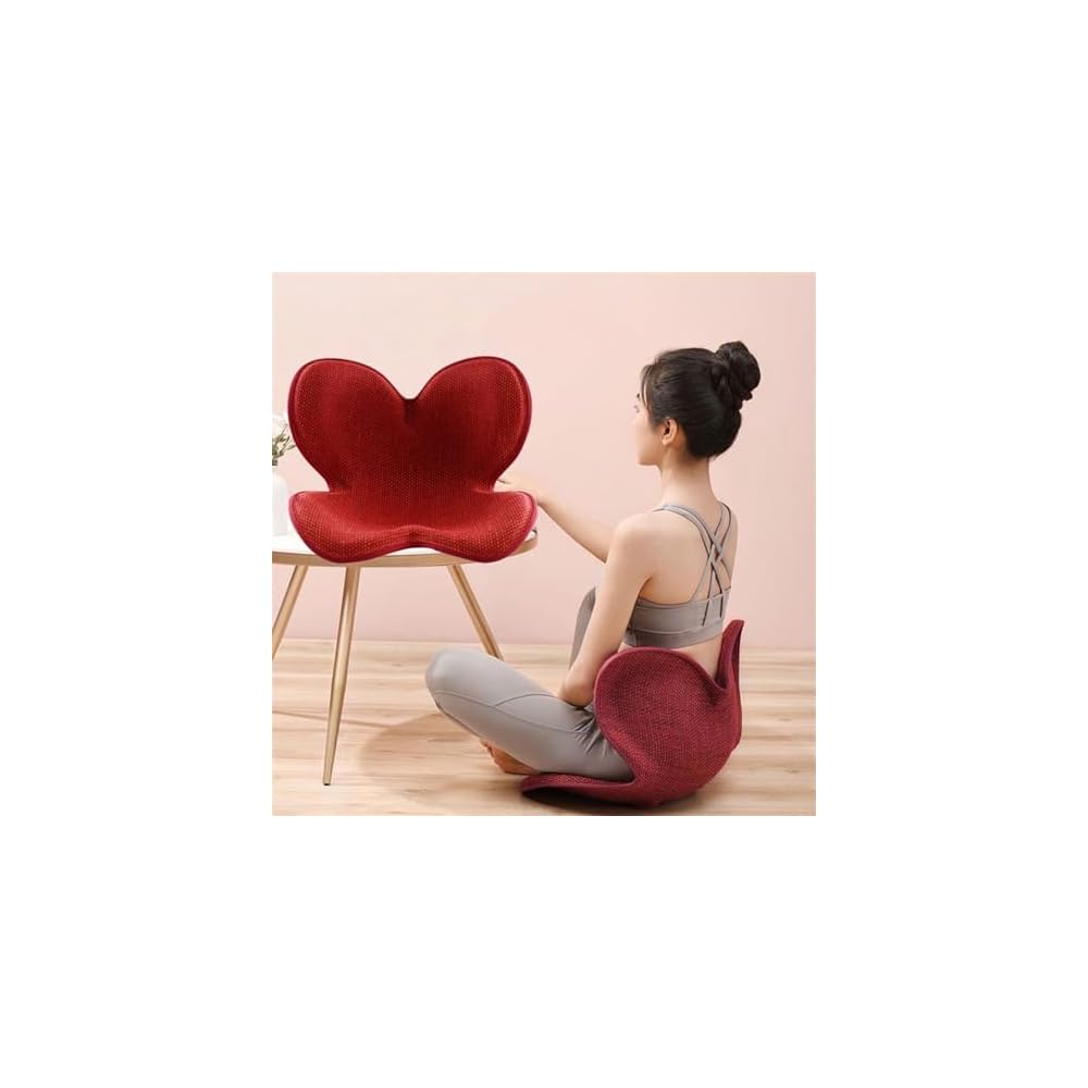 LSLYTQ Floor Chair, Bed Bay Window Chairs Floor Chair with Back Support, Padded Lazy Sofa Chair, Waist Protection Nursing Chairs, Portable Floor Seat for Adults, Pregnant Meditation Chair