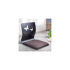 Ergonomic Legless Wooden Floor Chairs with Back Support, Comfortable Cotton Linen Cushions for Optimal Posture, Perfect for Living Room, Yoga, and Meditation