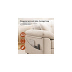 116" Modular Sectional Sofa with Storage Ottoman, Deep Seat L-Shaped Couch