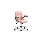 Home Office Chairs Leather offce Chair with Wheels Swivels(C)