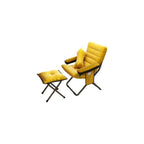 AIZYR Lazy Chair with Ottoman, Folding Lounge Reclining Sofa Chair Sofa Chair Set Reading Chair for Bedroom, Living Room, Dorm Room, Office,Blue