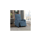 Lexicon Corduroy Pushback Recliner Chair, Yellow