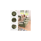 87" Chesterfield Sofa, Contemporary Stanford Sofa, 3 Seater Deep Seat Sofa, Comfy Upholstered Velvet Couch with Scroll Arm and Scroll Back for Living Room Bedroom Office, Green