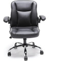 Home Office Chairs Leather offce Chair with Wheels Swivels(C)