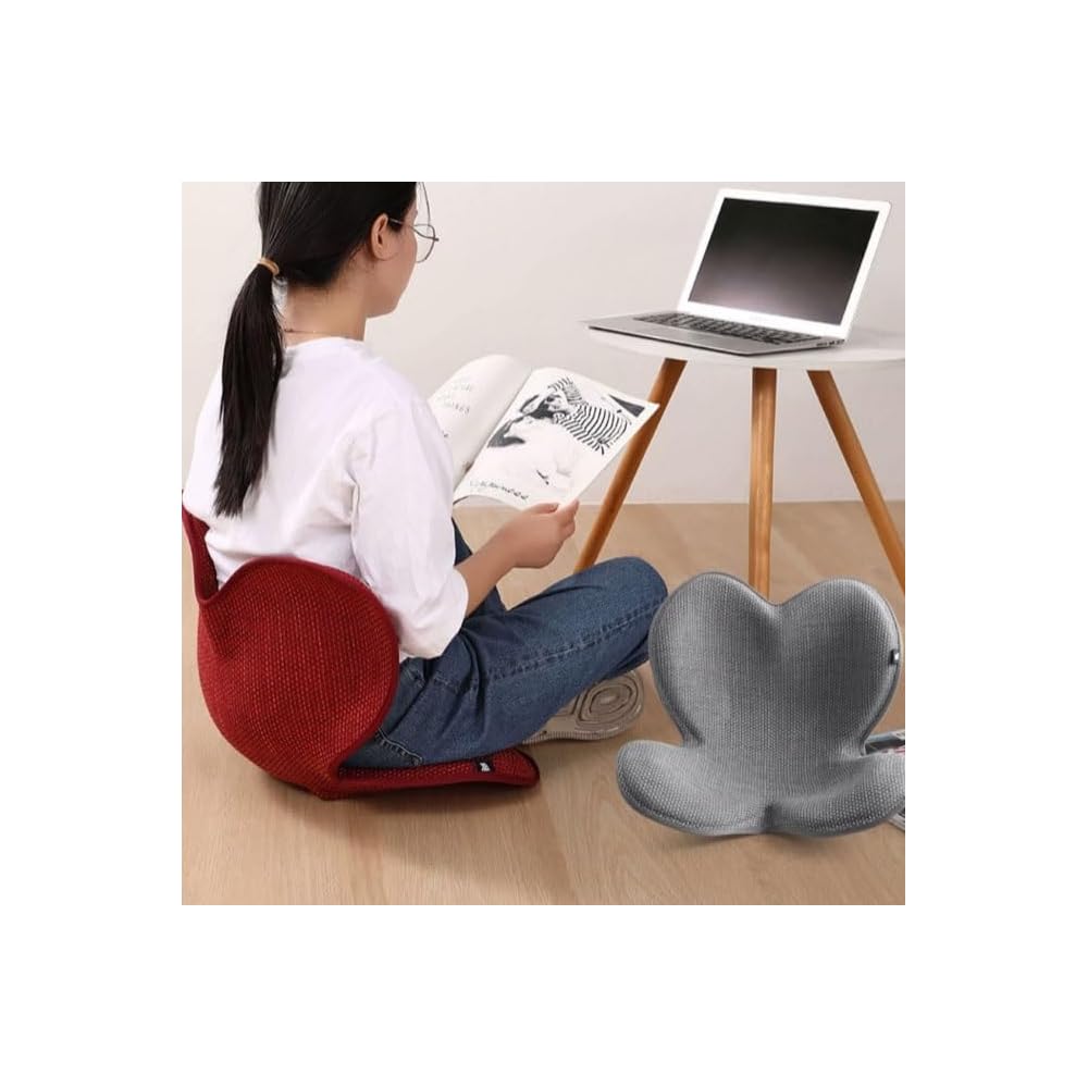 LSLYTQ Floor Chair, Bed Bay Window Chairs Floor Chair with Back Support, Padded Lazy Sofa Chair, Waist Protection Nursing Chairs, Portable Floor Seat for Adults, Pregnant Meditation Chair