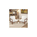 DUMOS Mid Century Accent Chairs Set of 2, 16'' Seat Height Lounge Chair