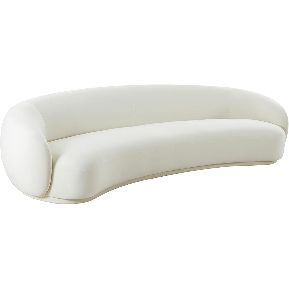 Tov Furniture Kendall 120 Inch Sofa (Cream)