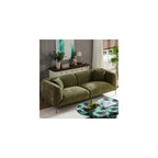 82.7" Modern Loveseat Couch Boucle Sofa for Living Room, Green