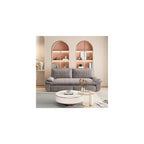 KEIKI 73.2" Queen Sleeper Couch, 3-in-1 Convertible Pull Out Sofa Bed with Adjustable Backrest, Modern Velvet Loveseat Sofa for Office Lounge Studio Apartment Multi Functional Furniture