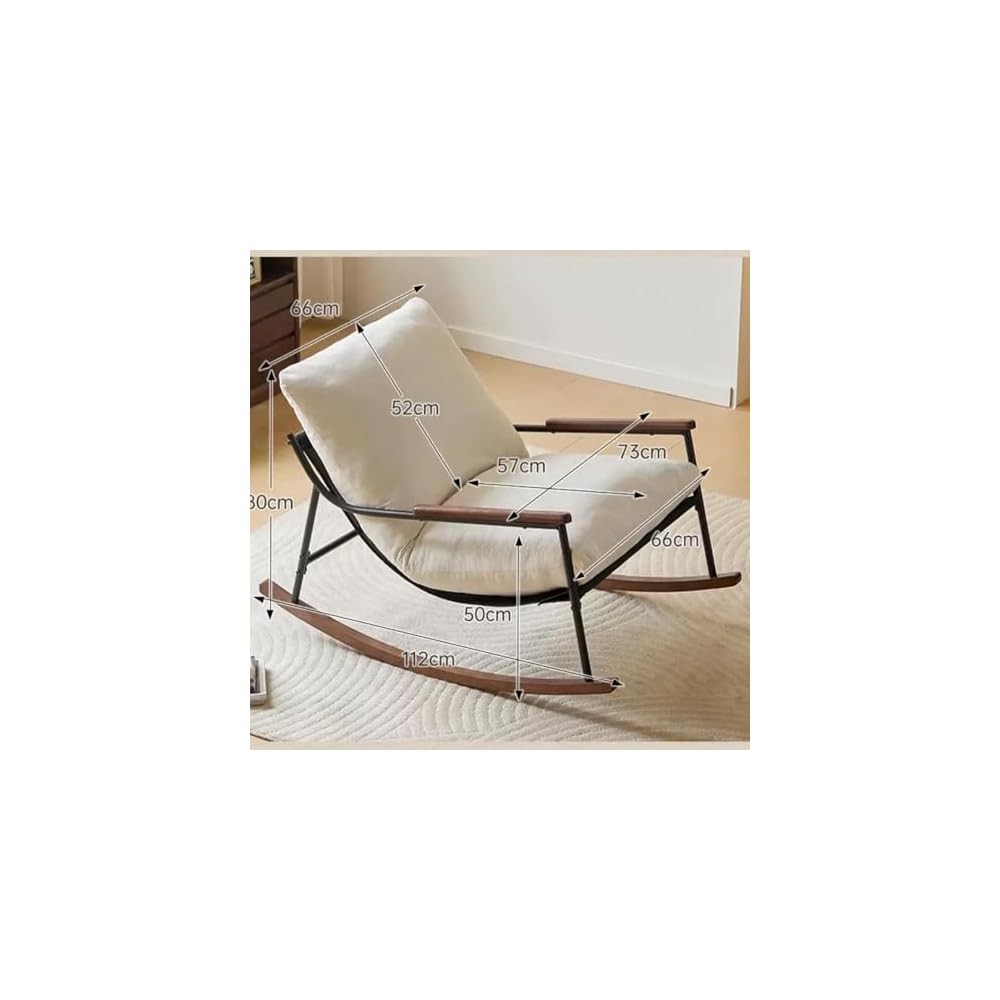 Comfy Lounge Chair for Adults - Stylish Living Room Reading Chair, Perfect for Indoor Use in Bedrooms & Balconies, Ergonomic Design for Ultimate Relaxation.