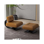 Generic Modern Minimalist Recliner Chair – Comfortable, Stylish Lounge & Reading Chair for Living Room Black Chair, 46.85*31.1*31.1in