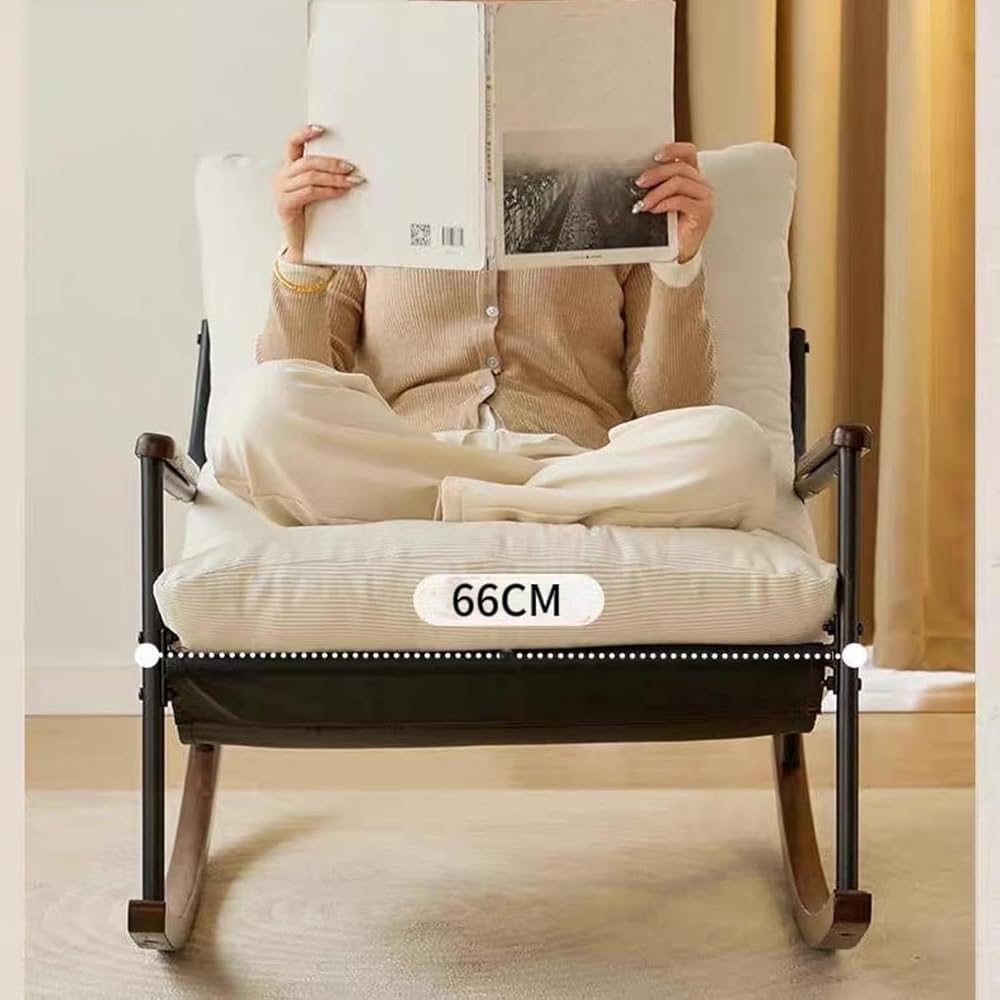 Comfy Lounge Chair for Adults - Stylish Living Room Reading Chair, Perfect for Indoor Use in Bedrooms & Balconies, Ergonomic Design for Ultimate Relaxation.