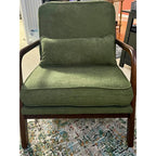 DUMOS Mid Century Accent Chairs Set of 2, 16'' Seat Height Lounge Chair