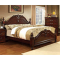 24/7 Shop at Home BED Poster bed, Box Spring Required, King, Cherry