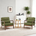 DUMOS Mid Century Accent Chairs Set of 2, 16'' Seat Height Lounge Chair
