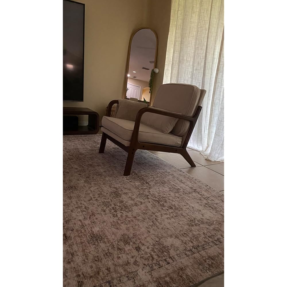 DUMOS Mid Century Accent Chairs Set of 2, 16'' Seat Height Lounge Chair