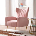 Lounge Chair Modern Nordic Style Tiger Chair Minimalist Single Accent Sofa Chair American Style High Backrest Beanbag Leisure Ergonomic Lazy Leisure Armchair for Living Bedroom Apartment Small Space