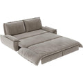 KEIKI 73.2" Queen Sleeper Couch, 3-in-1 Convertible Pull Out Sofa Bed with Adjustable Backrest, Modern Velvet Loveseat Sofa for Office Lounge Studio Apartment Multi Functional Furniture
